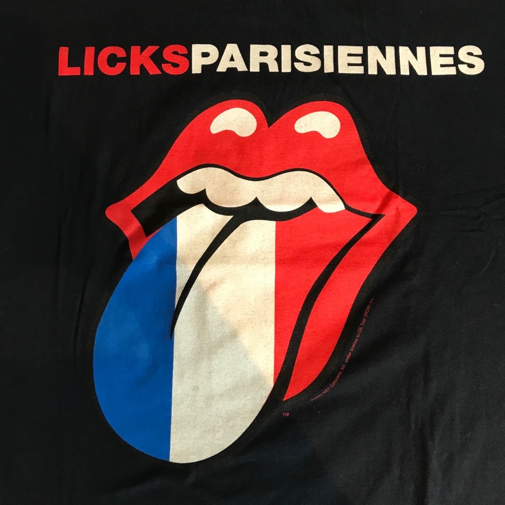 Rolling Stones Lick Parisiennes Tour T-Shirt